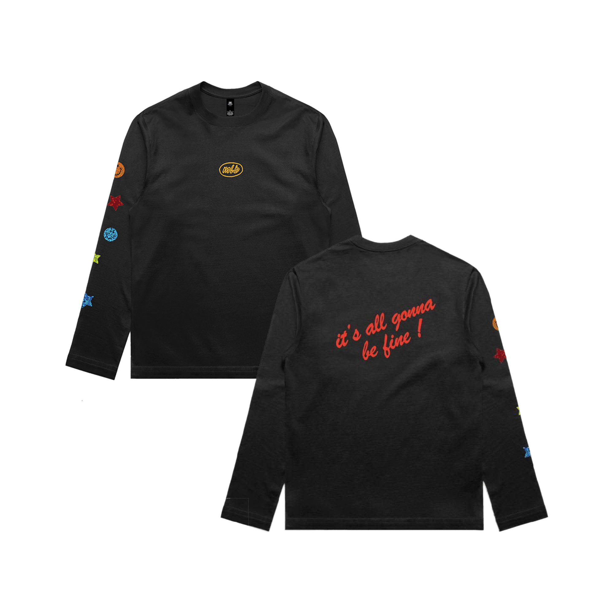 Gonna Be Fine Longsleeve - Black